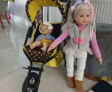 dolls and  buggy
