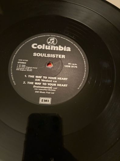 Soulsister The Way to Your Heart Original 1989 UK 12inch Vinyl