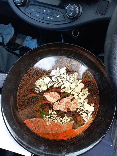 japanese plate otagiri original hand crafted  in Japan