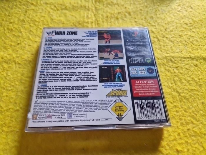War Zone  PlayStation1 ps1 PlayStation2 ps2 games Original