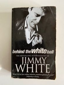 Snooker Jimmy White book signed by 3 legends