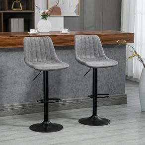 Adjustable Bar Stools Set of 2 Counter Height Barstools Dining Chairs (FREE SHIPPING)