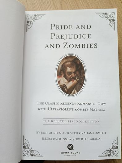 Pride Prejudice and Zombies by Jane Austen and Seth Graham Smith 2009 hardback in good condition with FREE STANDARD POSTAGE INCLUDED