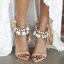 Stunning Wedding Boho Bride Laxmi Anklets Image 7