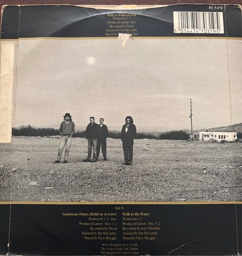 U2 With Or Without You Original UK 1987 7 inchVinyl Single