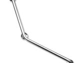 Stainless steel angled grab rail, 45 degree, elderly/disabled aid
