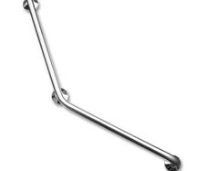 Stainless steel angled grab rail, 45 degree, elderly/disabled aid