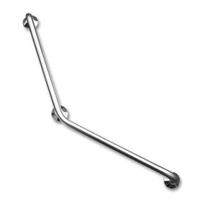 Stainless steel angled grab rail, 45 degree, elderly/disabled aid