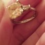925 sterling silver ring with a yellow citrine. Image 3