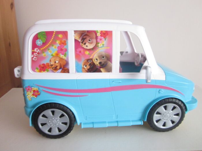 Barbie Puppy mobile SUV Camper Van Car Playground play set.