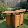 Teak outdoor bar Image 4