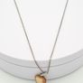Vintage 925 Sterling Silver Signed Georg Jensen Cameo Shell Necklace Image 5