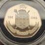 Ireland 1988 Dublin Millennium Commemorative Roof 50p in Original Holder with COA Image 4