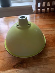 Vintage yellow light shade