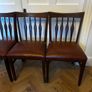 Teak Mid-Century Solid Wood Chairs x 8 Image 2