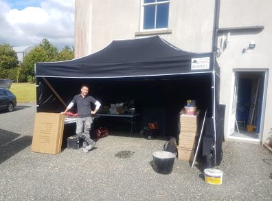 3x4.5m POP UP strong heavy GAZEBO