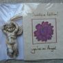 Angel /silk card, Angel ornament,Blank card Image 3