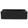 Basin Ceramic Rectangular Black 41x30x12 cm Image 4