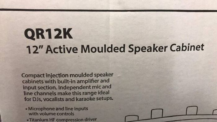 Speaker Cabinet QR12K Active Speaker