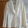 Mango suit jacket + wide leg trousers striped tailored set beige similar to Michelle Keegan 8/10 Image 7