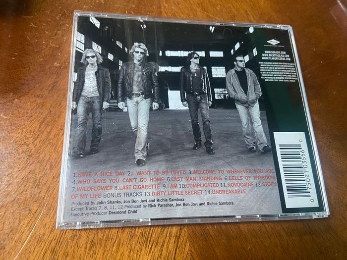 Bon Jovi Have A Nice Day CD
