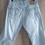 3/4 jeans light blue capri size s s-m Image 2
