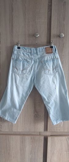 3/4 jeans light blue capri size s s-m