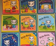 40 Preschool children's books in Polish (Kicia Kocia & others)