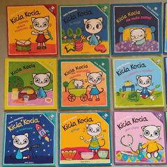 40 Preschool children's books in Polish (Kicia Kocia & others)