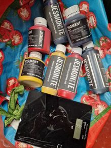 Jemsonite pigments, sales and book