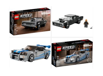 Lego Fast & Furious Dom 76912 + Brian 76917 Bundle - FREE POST