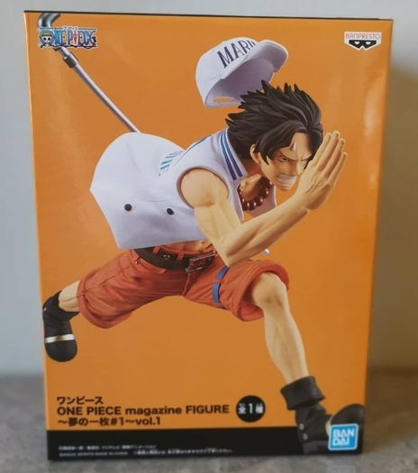 BanPresto One Piece Magazine Figure - A Piece of Dream No. 1 Vol. 1 Portgas D. Ace anime figure