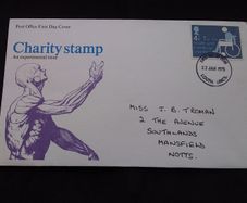 Great Britain Stamps : Charity Stamp - An Experimental Issue , Post Office First Day Cover - 1975
