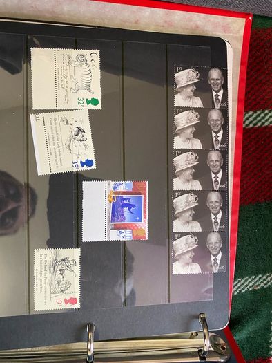 2 vintage stamp books