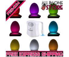 Toilet Bowl Night Light. Motion Sensor Home Gadgets for Men Women Dad Gifts for Men Fathers Day Christmas. Funny Novelty Bathroom Accessory (FREE SHIPPING)