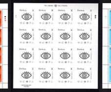 2015 Ireland The Five Senses (Taste, Touch, Sight, Hearing & Smell)  Commemorative Stamp Sheetlet Plate 1A1A Mint Never Hinged (MNH)