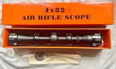 SMK 4x32 Rifle Scope Compact With Mounts And Caps BRAND NEW