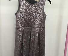 Girls sparkly party dress, size 8-9