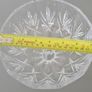 Large Footed  Crystal Bowl Heavy  Deep Cut Image 5
