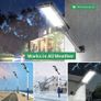500 W Led Solar Street Lantern With Remote Control...gilligan Sales Image 5