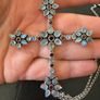 silver necklace cross Image 9