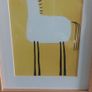 Lovely Set of Three Framed Prints of Brightly Coloured Artworks of Animals in a Naive And Fun Style Perfect for a Baby Nursery or Kids Bedroom Image 4