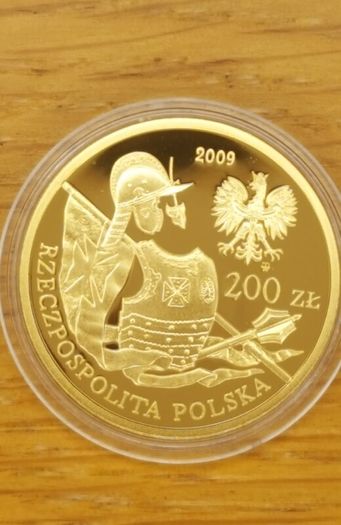 Poland 200 zlotych, 22ct gold coins