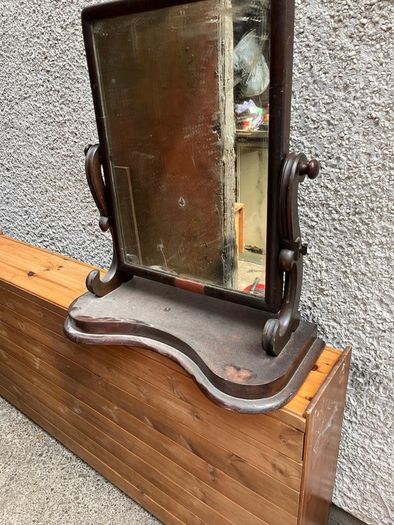 old antique mirror