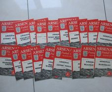 Job Lot Of  Vintage Arsenal Soccer Programmes - 1950's
