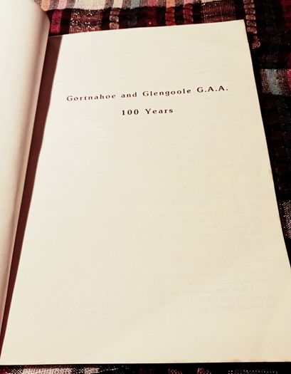 circa 1983. The History Of Gortnahoe- Glengoole G A A . 100 Years.