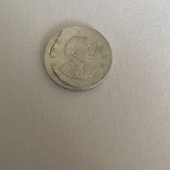 1966 Padraig Pearse 10 Shillings Irish .833 Silver Coin