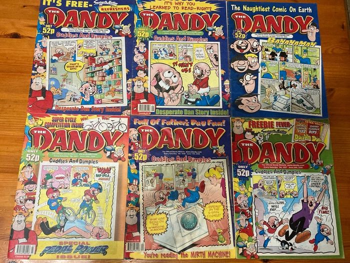 Comics: 'The Dandy' 2000,2001 and 2002 (37 numbers)