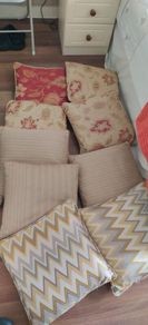 Assorted cushions