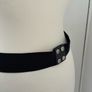 New Navy Diamante Buckled Belt Image 3